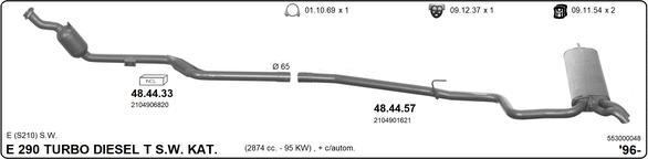 IMASAF 553000048 - Система випуску ОГ autocars.com.ua