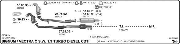 Imasaf 561000416 - Система випуску ОГ autocars.com.ua