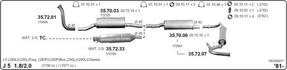 IMASAF 563000017 - Система випуску ОГ autocars.com.ua