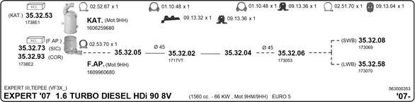 Imasaf 563000353 - Система випуску ОГ autocars.com.ua