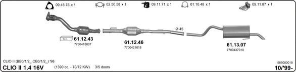 IMASAF 566000018 - Система випуску ОГ autocars.com.ua