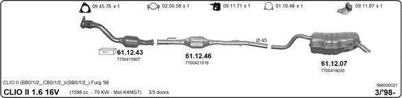 IMASAF 566000021 - Система випуску ОГ autocars.com.ua