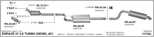 IMASAF 566000039 - Система випуску ОГ autocars.com.ua