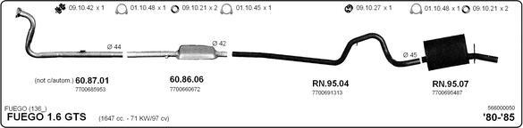 IMASAF 566000050 - Система випуску ОГ autocars.com.ua
