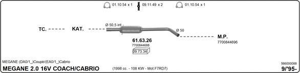 IMASAF 566000088 - Система випуску ОГ autocars.com.ua
