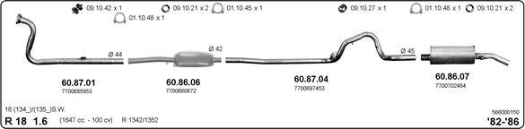 IMASAF 566000150 - Система випуску ОГ autocars.com.ua