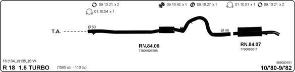 IMASAF 566000151 - Система випуску ОГ autocars.com.ua