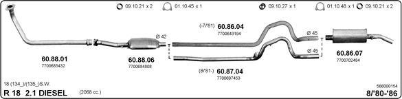 IMASAF 566000154 - Система випуску ОГ autocars.com.ua