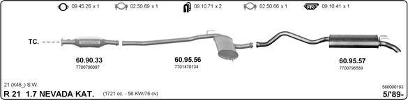 IMASAF 566000193 - Система випуску ОГ autocars.com.ua