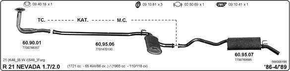 IMASAF 566000198 - Система випуску ОГ autocars.com.ua