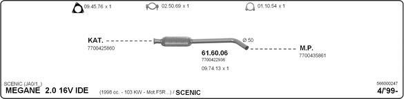 IMASAF 566000247 - Система випуску ОГ autocars.com.ua