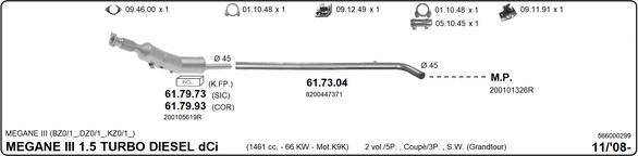 IMASAF 566000299 - Система випуску ОГ autocars.com.ua