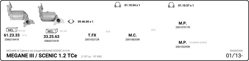 Imasaf 566000308 - Система випуску ОГ autocars.com.ua