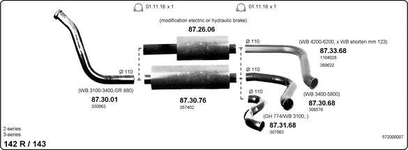 IMASAF 572000007 - Система випуску ОГ autocars.com.ua