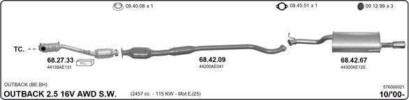 IMASAF 576000021 - Система випуску ОГ autocars.com.ua