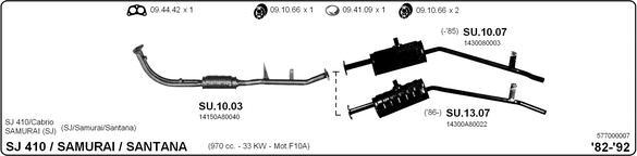 IMASAF 577000007 - Система випуску ОГ autocars.com.ua