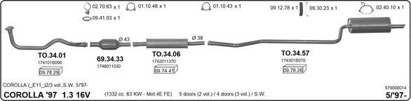 IMASAF 579000014 - Система випуску ОГ autocars.com.ua