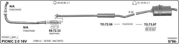 IMASAF 579000053 - Система випуску ОГ autocars.com.ua
