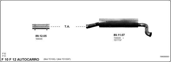 IMASAF 586000003 - Система випуску ОГ autocars.com.ua