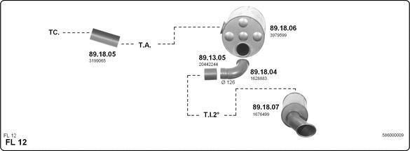 IMASAF 586000009 - Система випуску ОГ autocars.com.ua