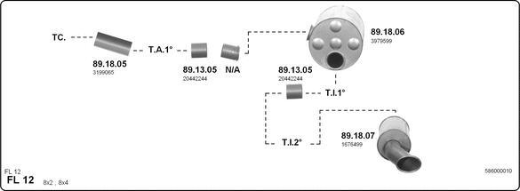 IMASAF 586000010 - Система випуску ОГ autocars.com.ua
