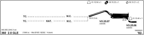 IMASAF 586000052 - Система випуску ОГ autocars.com.ua