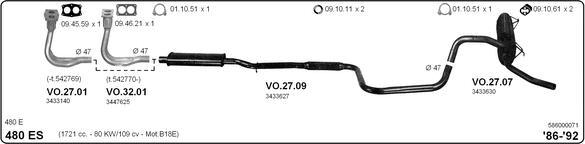 IMASAF 586000071 - Система випуску ОГ autocars.com.ua