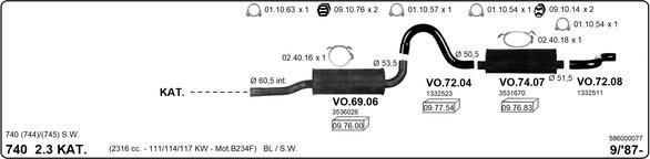 IMASAF 586000077 - Система випуску ОГ autocars.com.ua