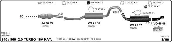 IMASAF 586000090 - Система випуску ОГ autocars.com.ua