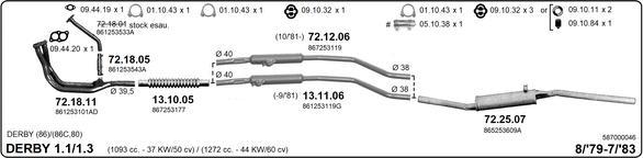 IMASAF 587000046 - Система випуску ОГ autocars.com.ua