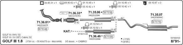 Imasaf 587000103 - Система випуску ОГ autocars.com.ua