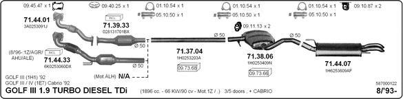 IMASAF 587000122 - Система випуску ОГ autocars.com.ua