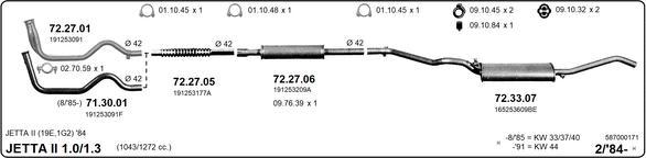 IMASAF 587000171 - Система випуску ОГ autocars.com.ua