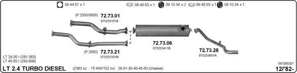 IMASAF 587000207 - Система випуску ОГ autocars.com.ua