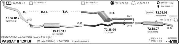 IMASAF 587000231 - Система випуску ОГ autocars.com.ua