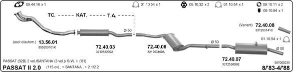 IMASAF 587000235 - Система випуску ОГ autocars.com.ua