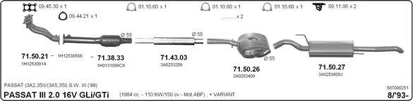 Imasaf 587000251 - Система випуску ОГ autocars.com.ua