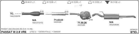 IMASAF 587000253 - Система випуску ОГ autocars.com.ua