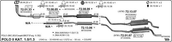 IMASAF 587000282 - Система випуску ОГ autocars.com.ua