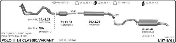 IMASAF 587000302 - Система випуску ОГ autocars.com.ua