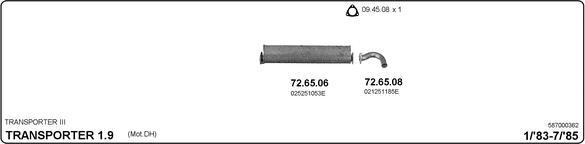 IMASAF 587000362 - Система випуску ОГ autocars.com.ua