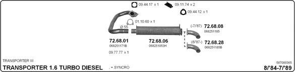 IMASAF 587000365 - Система випуску ОГ autocars.com.ua