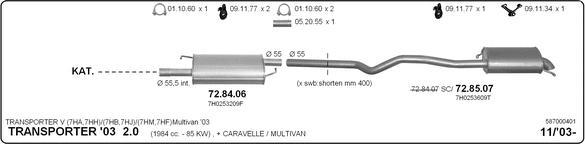 IMASAF 587000401 - Система випуску ОГ autocars.com.ua