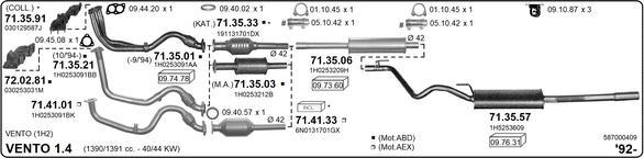 Imasaf 587000409 - Система випуску ОГ autocars.com.ua