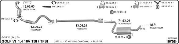 Imasaf 587000447 - Система випуску ОГ autocars.com.ua