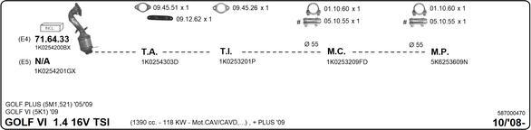 Imasaf 587000470 - Система выпуска ОГ avtokuzovplus.com.ua