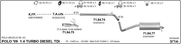 IMASAF 587000486 - Система випуску ОГ autocars.com.ua