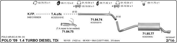 IMASAF 587000487 - Система випуску ОГ autocars.com.ua
