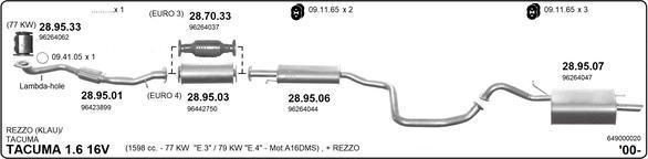IMASAF 649000020 - Система випуску ОГ autocars.com.ua