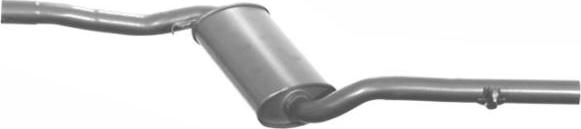 IMASAF 72.40.06 - Середній глушник вихлопних газів autocars.com.ua